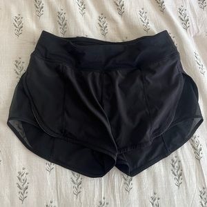 Lululemon women’s black shorts. Size 2